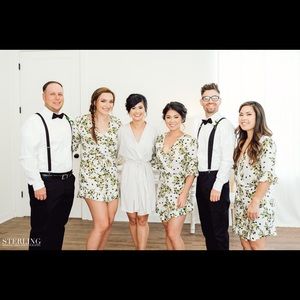 Day of Blossom Bridesmaids Floral Romper